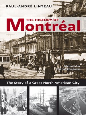 The History of Montréal - ebook
